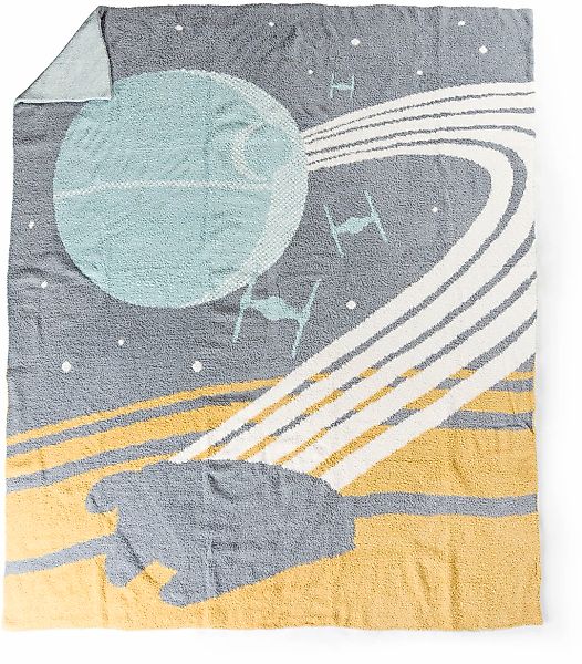 Star Wars Kinderdecke "Star Wars Millennium Falcon Flauschige Kuscheldecke günstig online kaufen