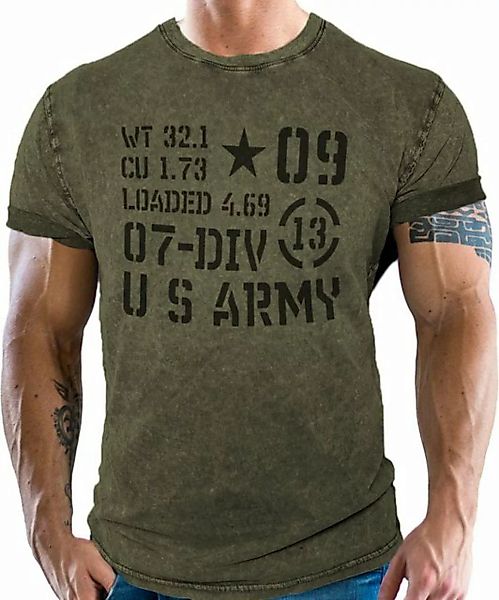 GASOLINE BANDIT® T-Shirt für US Army Combat Fans: 07-Div günstig online kaufen