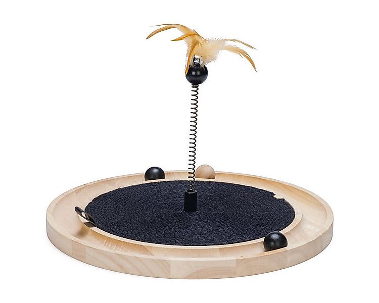 Designed By Lotte Kratzbrett Kratzspielzeug Idah aus Holz schwarz günstig online kaufen