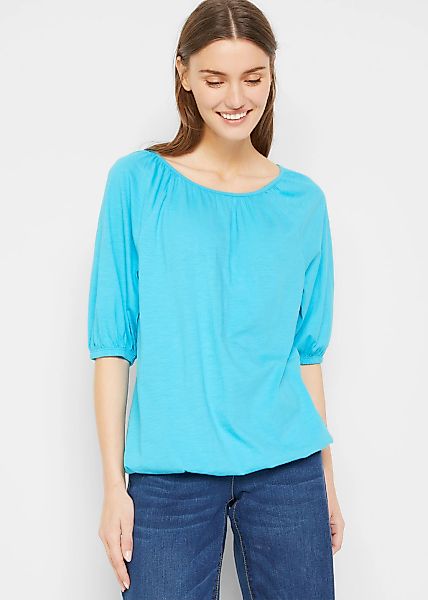 bonprix T-Shirt "Shirt aus reiner Baumwolle" Shirt aus reiner Baumwolle günstig online kaufen