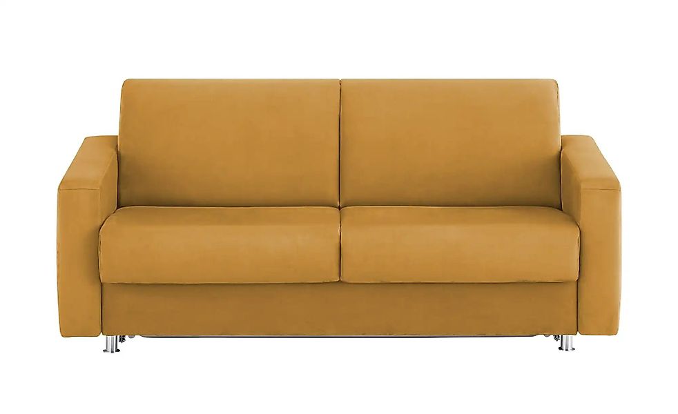 Schlafsofa aus Mikrofaser München ¦ gelb Polstermöbel > Sofas > 2-Sitzer - günstig online kaufen