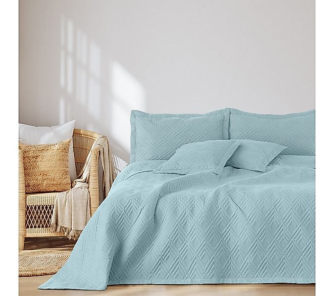 texpot Tagesdecke Bettüberwurf Steppung Raute zweiseitg günstig online kaufen