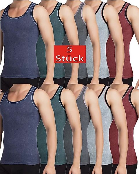 DDOnlineShop Unterhemd Tank Top Achselshirt für Herren Unterhemd (Spar-Set, günstig online kaufen