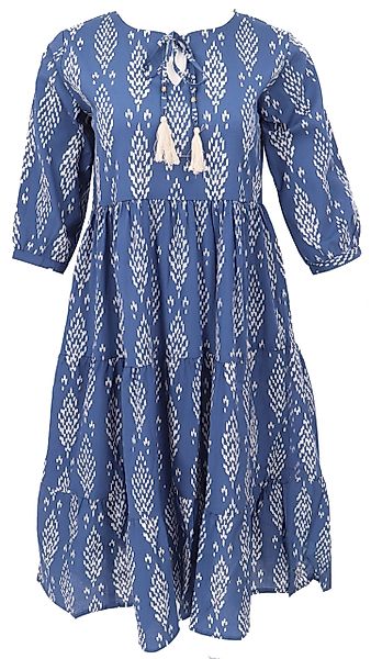 Guru-Shop Midikleid Boho Sommerkleid, bedrucktes Midikleid,.. günstig online kaufen