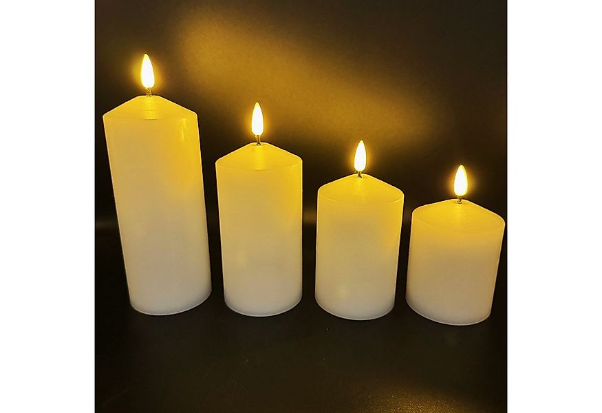 Online-Fuchs LED-Kerze - 4er Set LED-Kerzen mit Touch-Funktion und Timer in günstig online kaufen