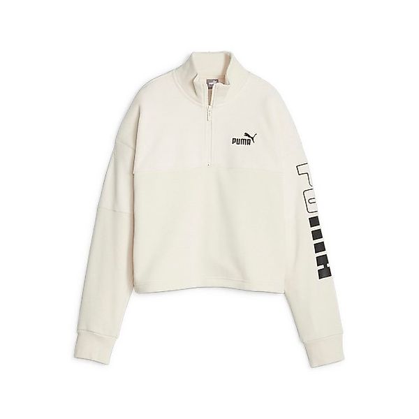 PUMA Fleecepullover Puma Damen Pullover POWER Colorblock High Neck Crew Win günstig online kaufen
