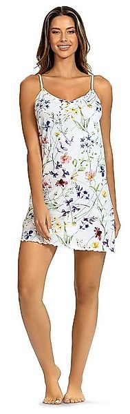 Ascafa Nachthemd Damen Schlafshirt mit Spaghettiträgern (1-tlg) Baumwolle günstig online kaufen