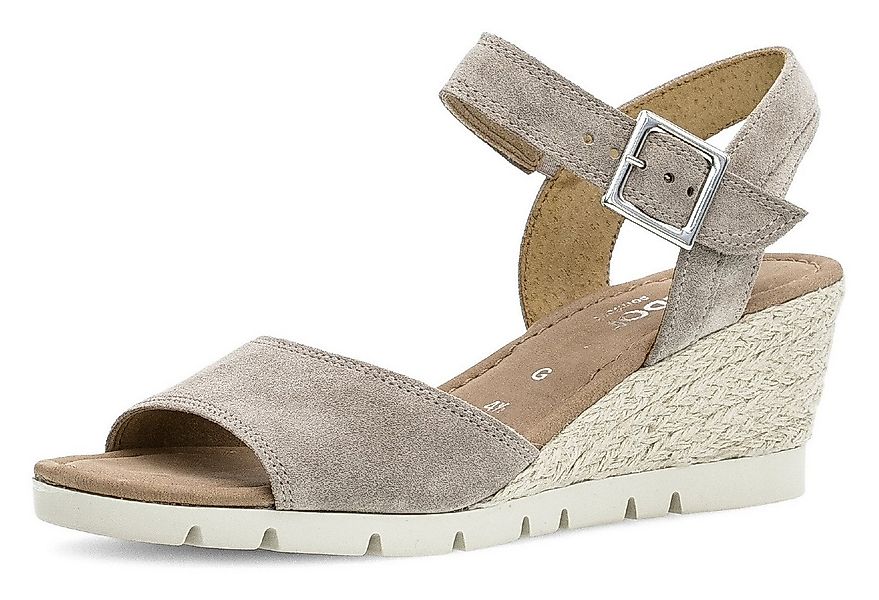 Gabor TUNIS Keilsandalette, Sommerschuh, Riemchensandale in Schuhweite G (w günstig online kaufen
