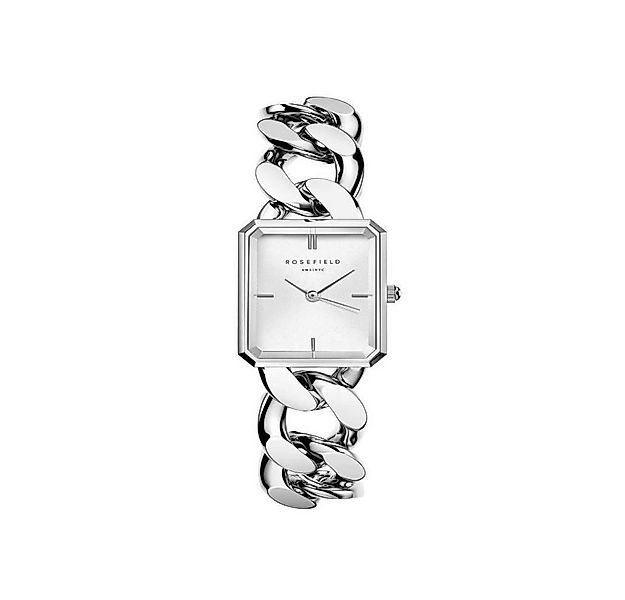 ROSEFIELD Quarzuhr ROSEFIELD Damenuhr STUDIO Octagon XS Kettenuhr Silber ec günstig online kaufen