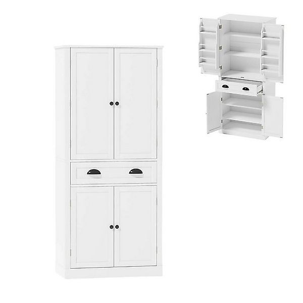 IDEASY Buffet Aufbewahrungsschrank Küchenschrank Vorratsschrank, 182 cm (4 günstig online kaufen