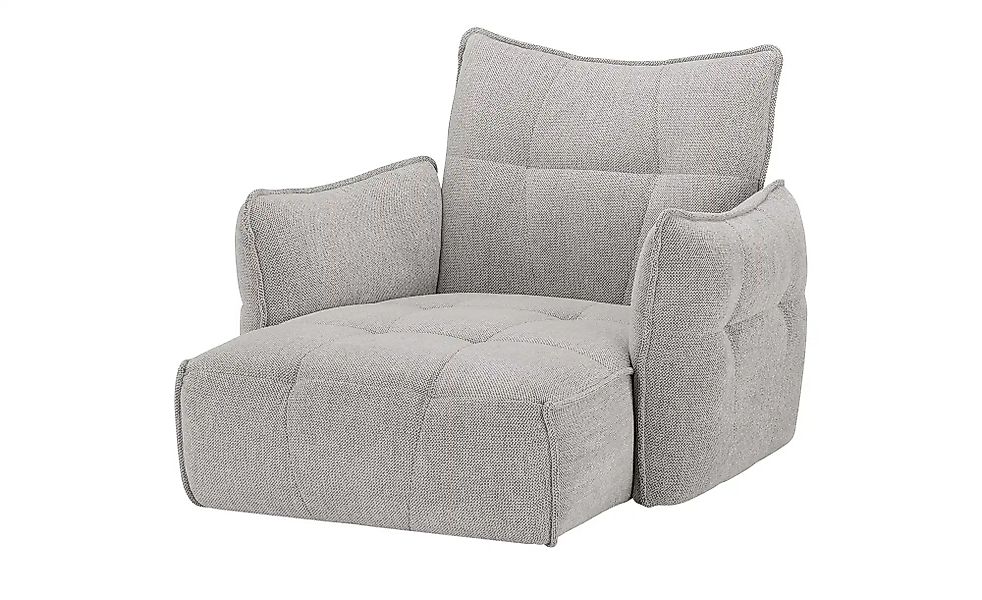 Longchair  Jeaneva ¦ grau ¦ Maße (cm): B: 136 H: 101 T: 157 Polstermöbel > günstig online kaufen