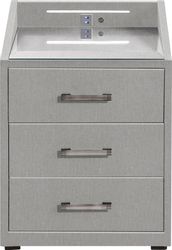 ED EXCITING DESIGN Nachtkonsole "Moon" mit LED-Beleuchtung und USB-Anschlus günstig online kaufen