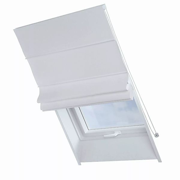 Dekoria Dachfenster-Raffrollo Rimini, weiß , 50 x 60 cm günstig online kaufen