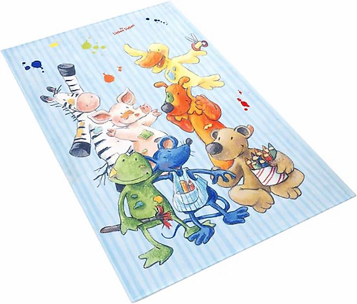Die Lieben Sieben Kinderteppich »LS-211«, rechteckig, 6 mm Höhe, Stoff Druc günstig online kaufen