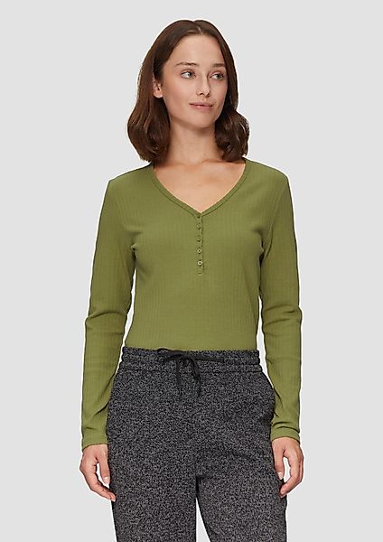 s.Oliver Langarmshirt T-Shirt Stretchiges Longsleeve mit günstig online kaufen