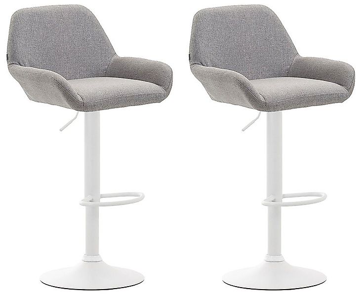CLP Barhocker Braga Stoff (2er Set, günstig online kaufen