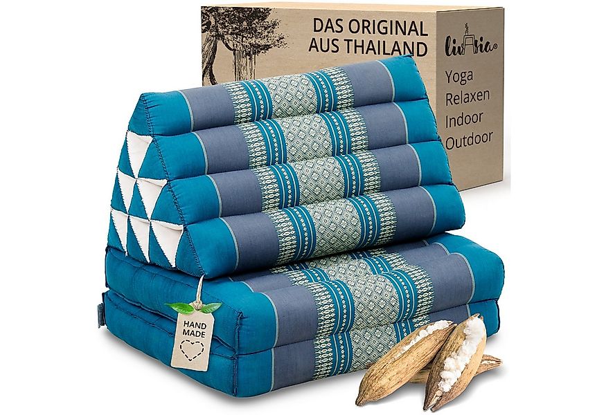 livasia Sitzsack Thaikissen 2 Auflagen, vegan und handgefertigt, 120x50x8cm günstig online kaufen