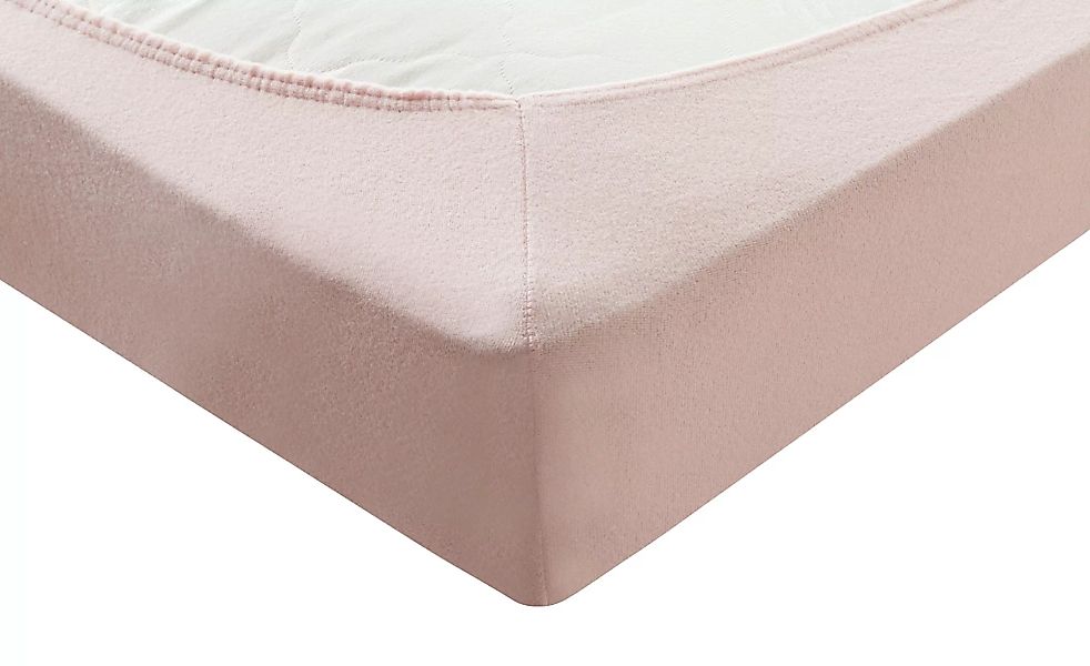 Flausch-Spannbetttuch - rosa/pink - 150 cm - Sconto günstig online kaufen