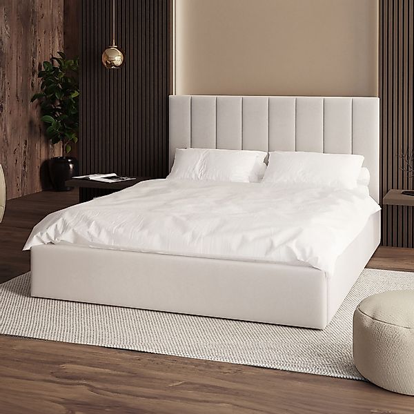 FDM Polsterbett KAJA modern mit Bettkasten günstig online kaufen