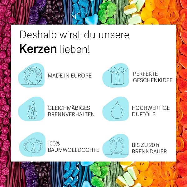 HARIBO Duftkerze Haribo™ im Geschenkkarto, Cherry günstig online kaufen