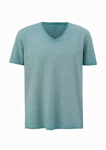 QS Kurzarmshirt T-Shirt aus Baumwollmix Dip Dye günstig online kaufen