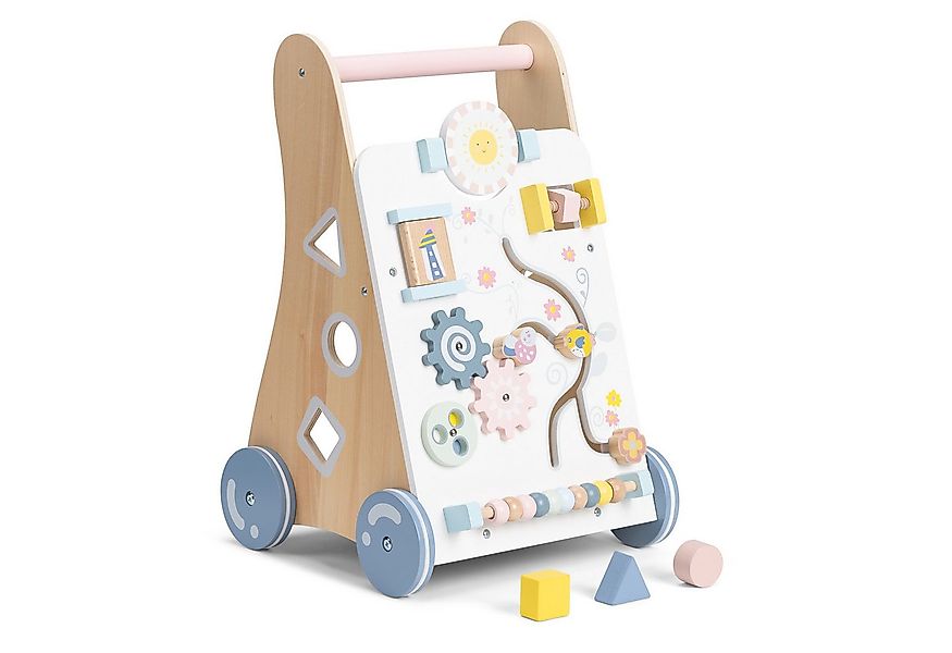 Navaris Lauflernwagen Lauflernwagen Baby Activity Wagen - Holzspielzeug ab günstig online kaufen