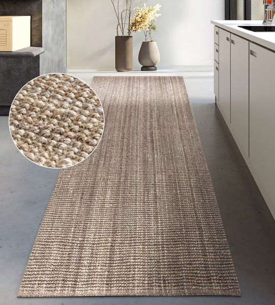 my home Teppich "Avot Juteteppich" rechteckig 10 mm Höhe 100% Jutefaser, Lä günstig online kaufen