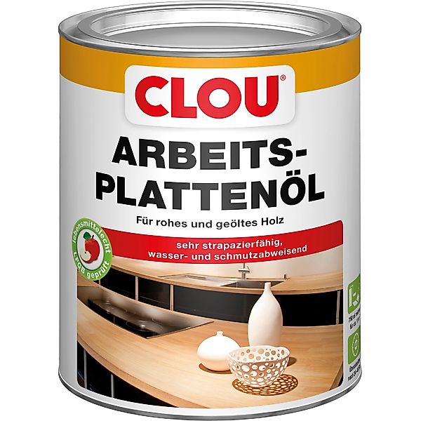 CLOU CLOU Arbeitsplattenöl Farblos 750ml Holzpflegeöl günstig online kaufen