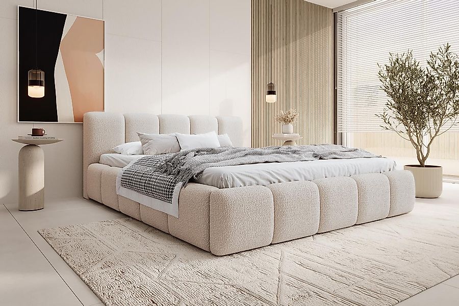 Compleo Polsterbett mit niedriges Kopfteil, Design günstig online kaufen