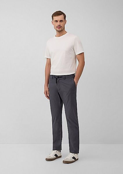 s.Oliver Chinos Hose PHOENIX Phoenix: Gemusterte Chino aus Baumwollstretch günstig online kaufen