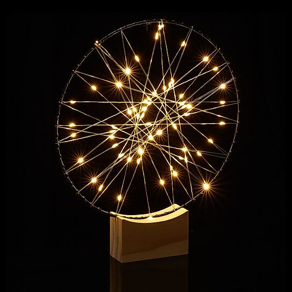 relaxdays LED Dekolicht LED Ring Deko günstig online kaufen