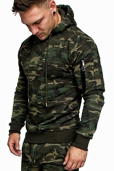 REPUBLIX Kapuzenpullover AIDEN Herren Cargo Hoodie Sweatshirt Pullover günstig online kaufen