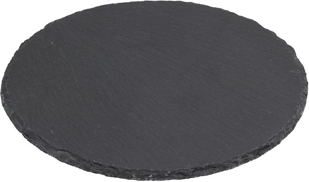 TABLETT Servierplatte Tischset Platzset Durchmesser ca. 20 cm Schiefer Dunk günstig online kaufen
