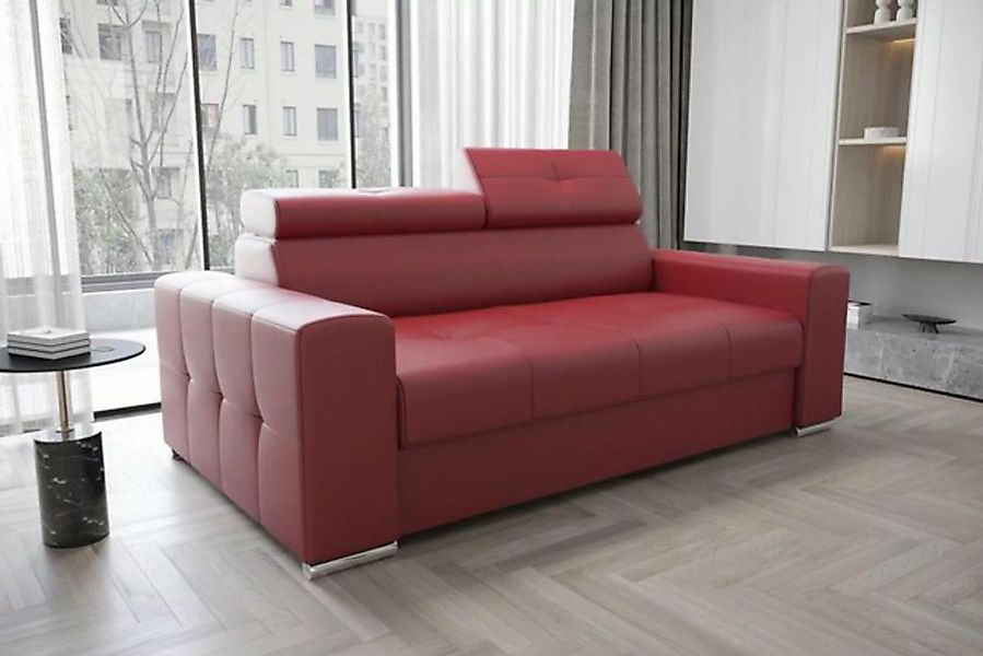 JVmoebel Sofa Designer Zweisitzer Couch Polster Textil Leder Sofa Design 2 günstig online kaufen