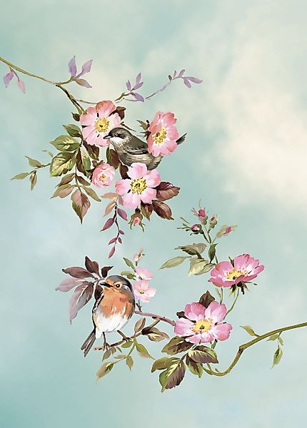 Komar Bild "Salutations du Matin" Natur 1 Stk. tlg. Wandbild zur Dekoration günstig online kaufen