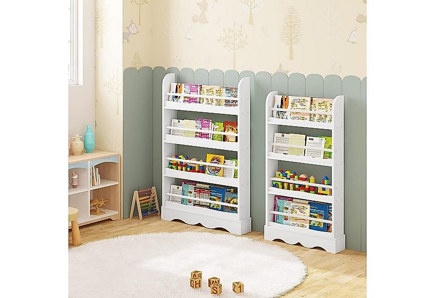 EUGAD Bücherregal, 1-tlg., Kinderregal mit 4 Ebenen aus Holzwerkstoff günstig online kaufen