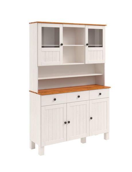 Home affaire Küchenbuffet "Alby2" Mit Metallgriffen, Breite 125 cm günstig online kaufen