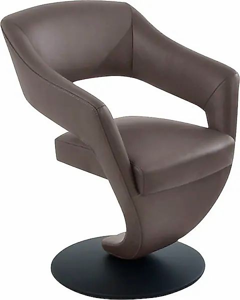 K+W Komfort & Wohnen Drehstuhl »Kansas« () Design Leder-Drehsessel mit hohe günstig online kaufen