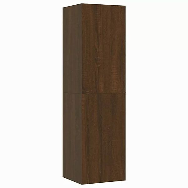 furnicato TV-Schrank TV-Wandschrank Braun Eichen-Optik 30,5x30x110 cm (1-St günstig online kaufen