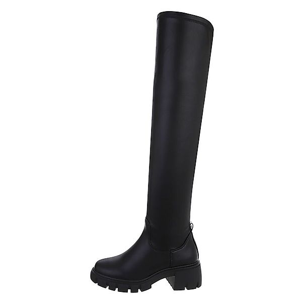 Ital-Design Damen Freizeit Plateaustiefel (80951101) Blockabsatz günstig online kaufen