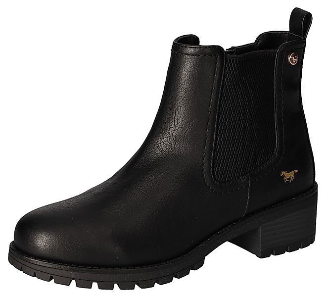 Mustang Shoes Chelseaboots, Stiefelette, Blockabsatz, mit seitlichem Stretc günstig online kaufen