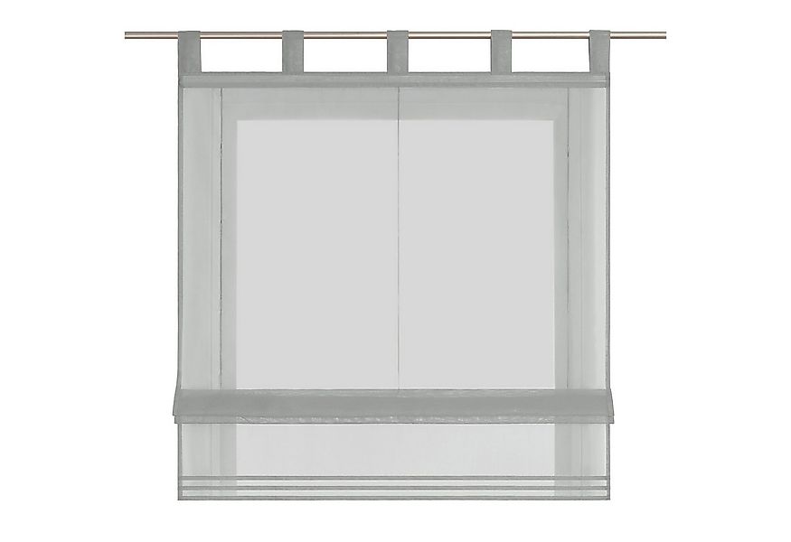 Delien Raffrollo Sophia, mit Schlaufen, Voile Uni Wohnzimmer Gardine günstig online kaufen