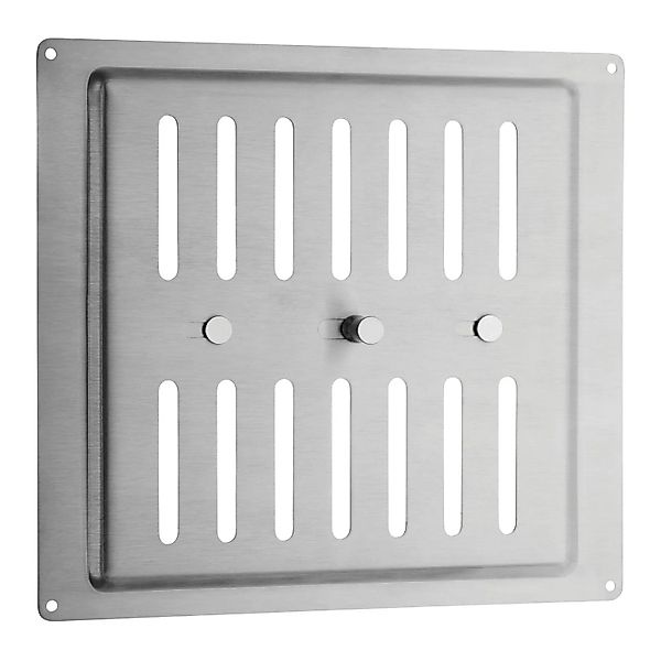 SOTECH Lüftungsgitter 260 x 240 mm mit Ovaler Lochung und Schiebeverschluss günstig online kaufen