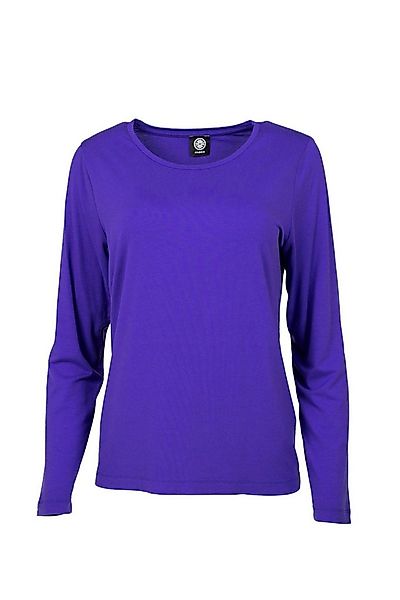 Faber Langarmshirt BASIC Langarm-Shirt mit Rundhalsausschnitt in Farbe Indi günstig online kaufen