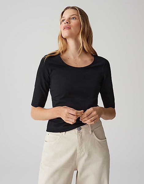 OPUS Kurzarmshirt Kurzarmshirt aus Jersey Slim günstig online kaufen