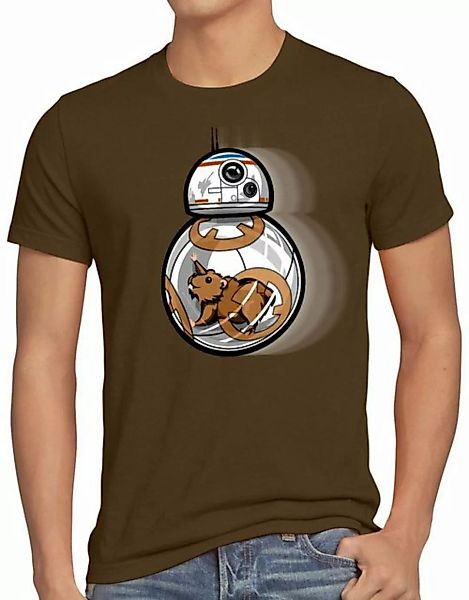 style3 Print-Shirt Herren T-Shirt BB-8 Hamster astro droide roboter r2-d2 günstig online kaufen