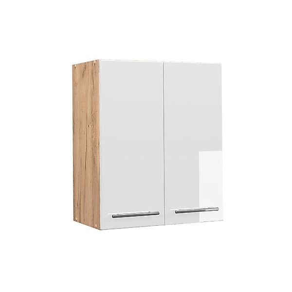 Vicco Hängeschrank Fame-Line, Weiß Hochglanz/Goldkraft Eiche, günstig online kaufen