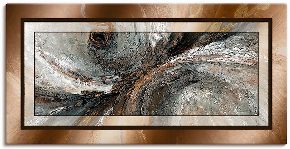 Artland Wandbild »Gold Abstrakt 2« Gegenstandslos 1 Stk. tlg. als Alubild, günstig online kaufen