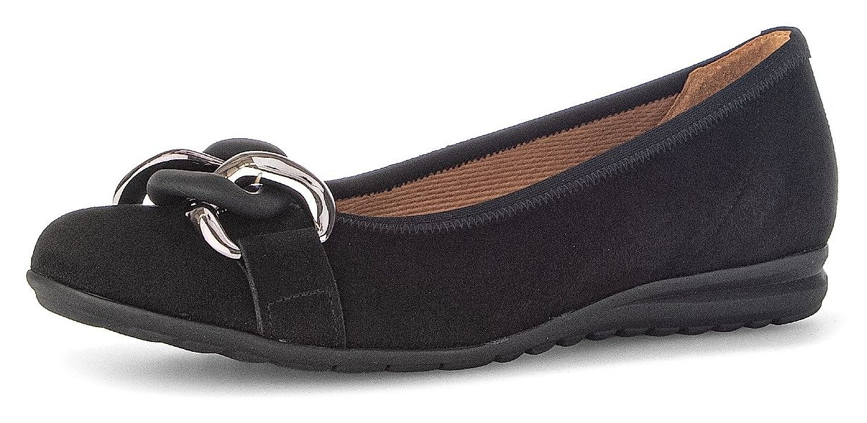Gabor FLORENZ Ballerina, Keilabsatz, Bequemschuh, Slipper, günstig online kaufen