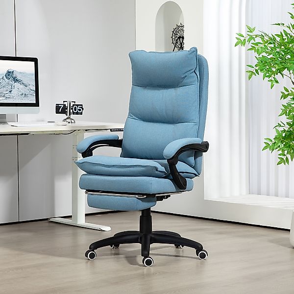 Vinsetto Bürostuhl mit Massagefunktion, Ergonomisch Schreibtischstuhl mit L günstig online kaufen
